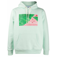 Casablanca Tropical printed hoodie - Verde
