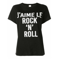 Cinq A Sept Camiseta 'Rock N Roll' - Preto