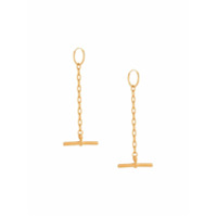 Coup De Coeur T Bar drop earrings - Dourado