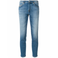 Diesel Calça jeans skinny cropped - Azul