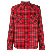 Diesel Camisa flanelada xadrez - Vermelho