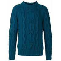 Dolce & Gabbana Blusa de tricô em lã - Azul