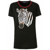 Dolce & Gabbana T-shirt bordada - Preto