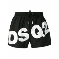 Dsquared2 logo swimming shorts - Preto