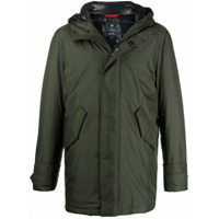 Fay hooded padded coat - Verde