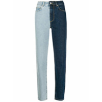 Fiorucci Calça jeans slim bicolor - Azul