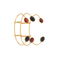 Gas Bijoux Bracelete com esferas - Dourado