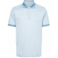 Gieves & Hawkes Camisa polo com padronagem - Azul