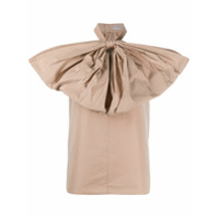 Givenchy Blusa oversized com laço - Neutro