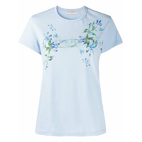 Givenchy Camiseta com estampa floral - Azul
