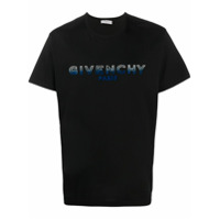 Givenchy flocked logo T-shirt - Preto