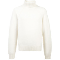 Holiday chunky turtle neck jumper - Branco