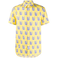 Kenzo Camisa com estampa gráfica - Amarelo