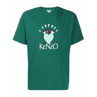 Kenzo Camiseta com estampa de coração - Verde