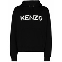 Kenzo logo print hoodie - Branco