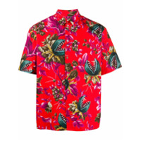 MSGM Venus flytrap-print shirt - Vermelho