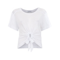 Olympiah T-shirt 'Malta' com nó - Branco