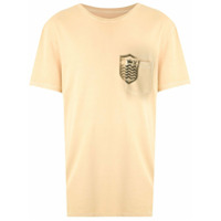 Osklen T-shirt Brasão com bolso - Amarelo