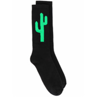 Palm Angels cactus socks - Preto