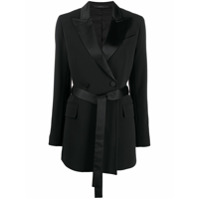 Paul Smith double-breasted tied coat - Preto