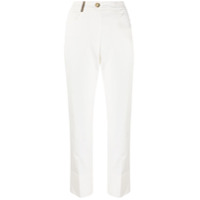 Peserico Calça jeans cintura alta - Branco
