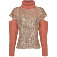 Pinko sequin cut out jumper - Rosa