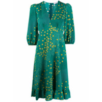 RedValentino floral print midi dress - Verde