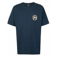 Stussy Camiseta com estampa de logo - Azul