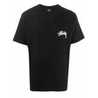 Stussy Camiseta com estampa de logo - Preto