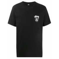 Stussy Camiseta com logo - Preto
