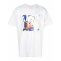 Supreme Camiseta Bible - Cinza