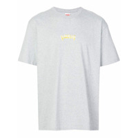 Supreme Camiseta com logo - Cinza