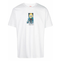 Supreme Ghost rider T-shirt - Branco