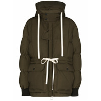 UNIFORME hooded padded coat - Verde