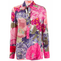 Valentino Camisa com estampa floral - Rosa