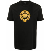Versace Camiseta com bordado Medusa - Preto