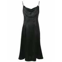 Versace Vestido drapeado - Preto