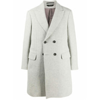Z Zegna double-breasted wool coat - Cinza