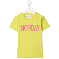 Alberta Ferretti Kids Camiseta 'Monday' - Amarelo