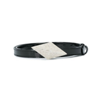 Alexandre Vauthier embellished buckle belt - Preto