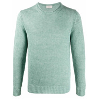 Altea Suéter decote careca de crochê - Verde