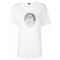 Ann Demeulemeester Camiseta com estampa - Branco
