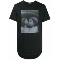 Ann Demeulemeester Camiseta com estampa fotográfica - Preto