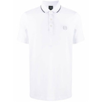 Armani Exchange Camisa polo com logo bordado - Branco