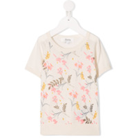 Bonpoint Camiseta com estampa floral - Neutro