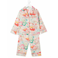 Bonpoint Conjunto de pijama com estampa - Branco