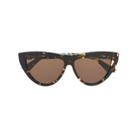 Bottega Veneta Eyewear classic cat-eye sunglasses - Marrom