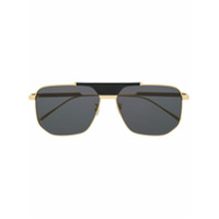Bottega Veneta Eyewear Óculos de sol hexagonal - Dourado