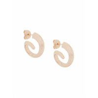 Bottega Veneta short hoop earrings - Dourado