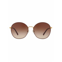 Burberry Eyewear Óculos de sol arredondado - Dourado